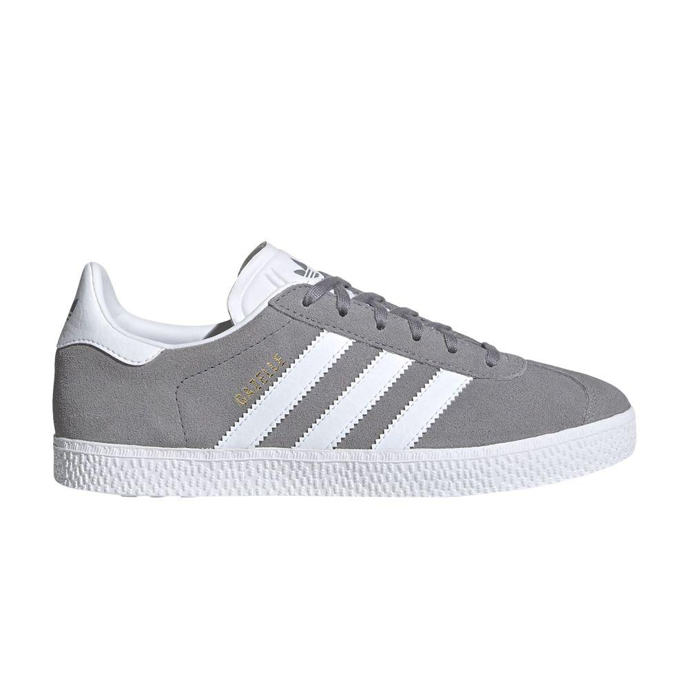 adidas Gazelle Grey Cloud White Gold Metallic
