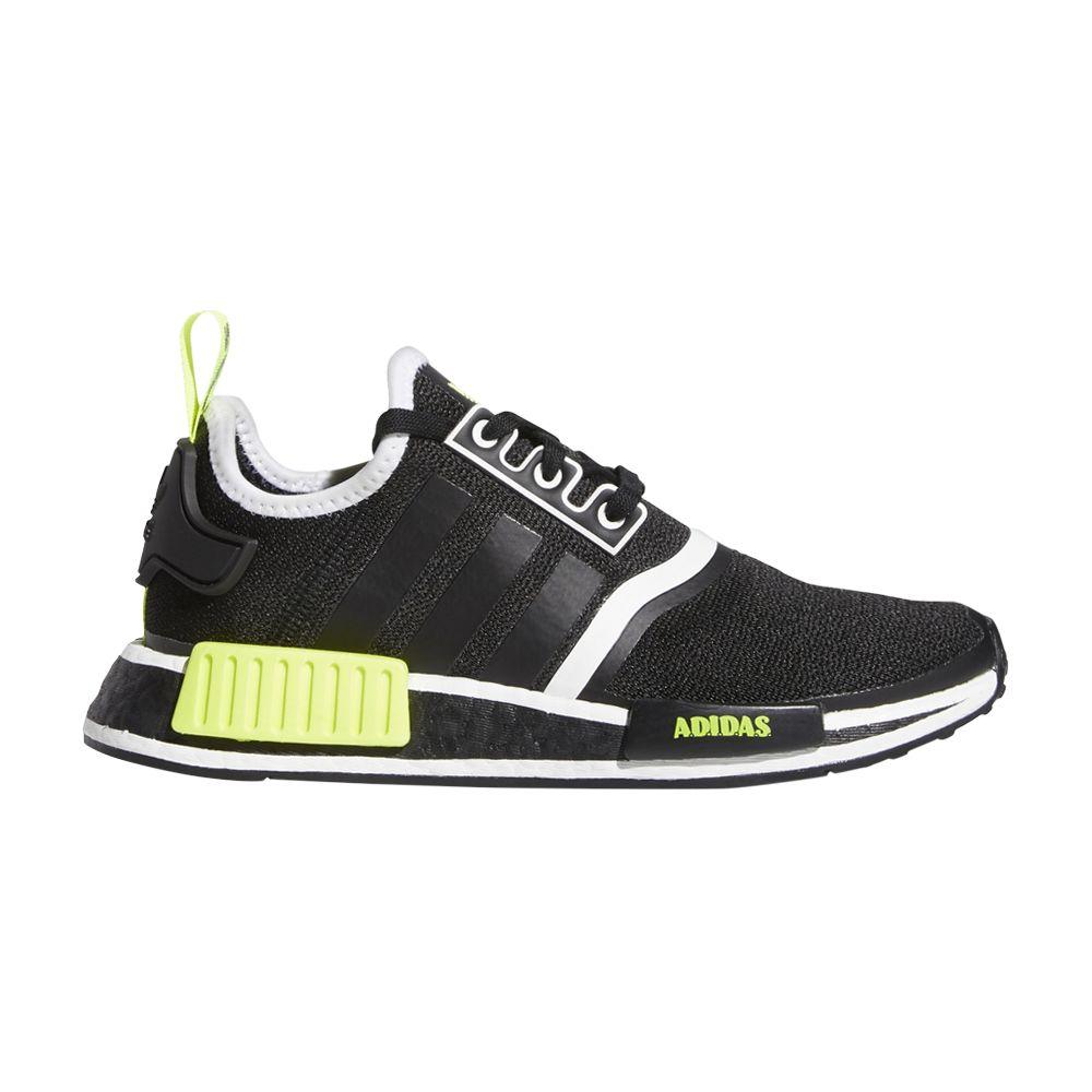 adidas NMD_R1 Big Kid 'Black Solar Yellow'