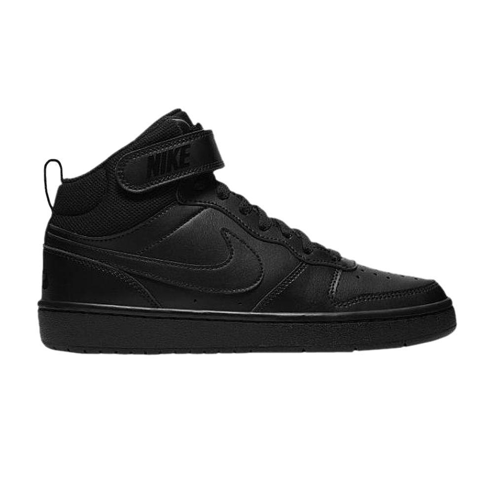 Nike Court Borough Mid 2 GS 'Triple Black'