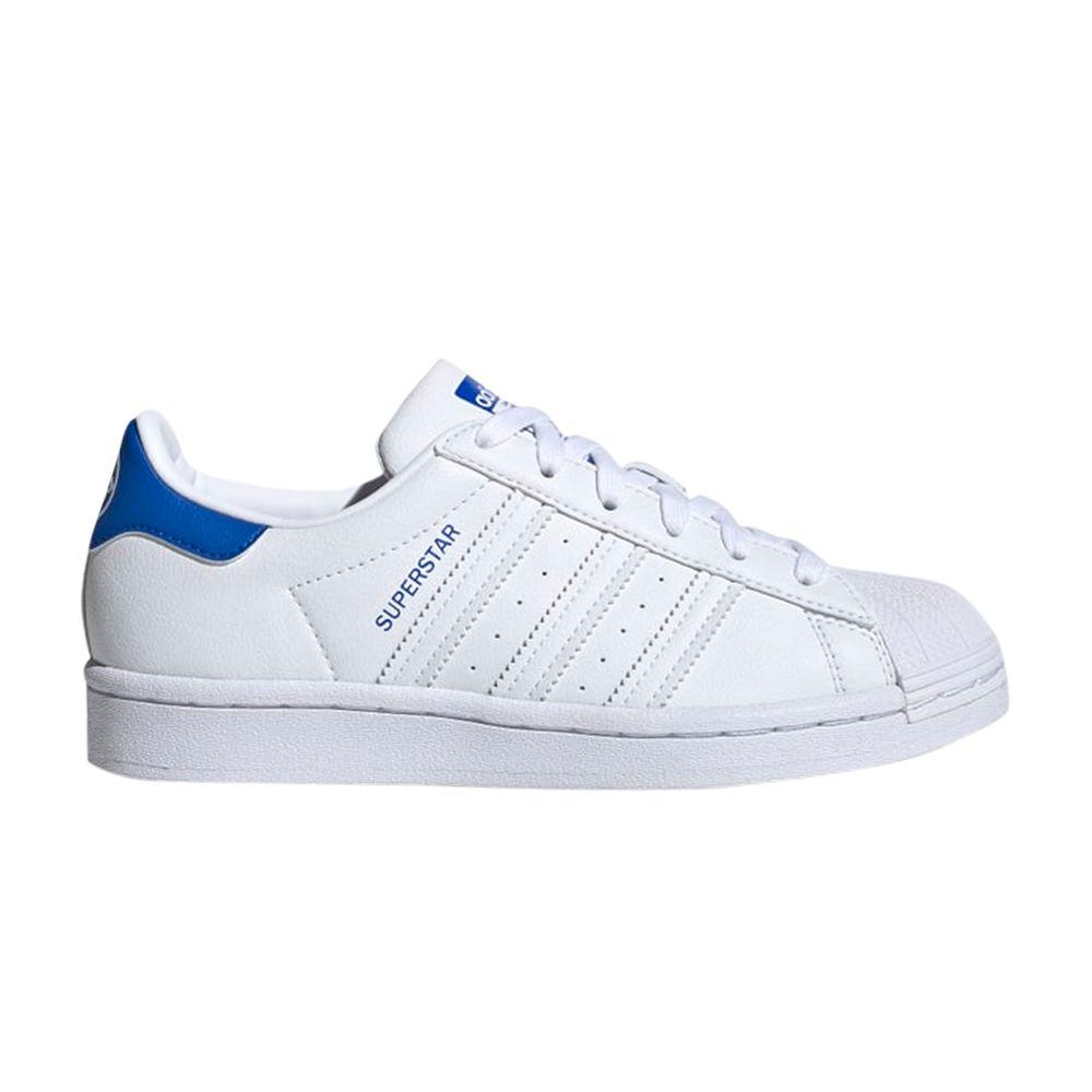 adidas Superstar White Blue