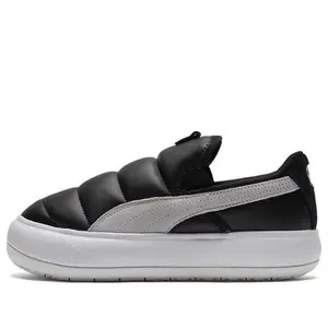 PUMA Suede Mayu Slip-on Shoes Black/White