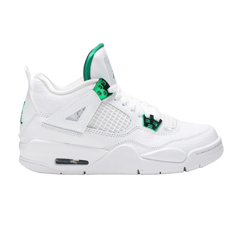 Air Jordan 4 Retro Metallic Green