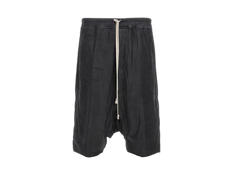 Rick Owens Leather Rick S Pods Shorts