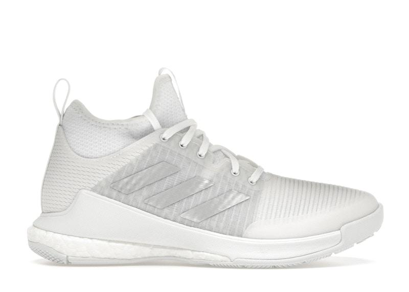 adidas Crazyflight Mid Cloud White Silver Metallic Grey