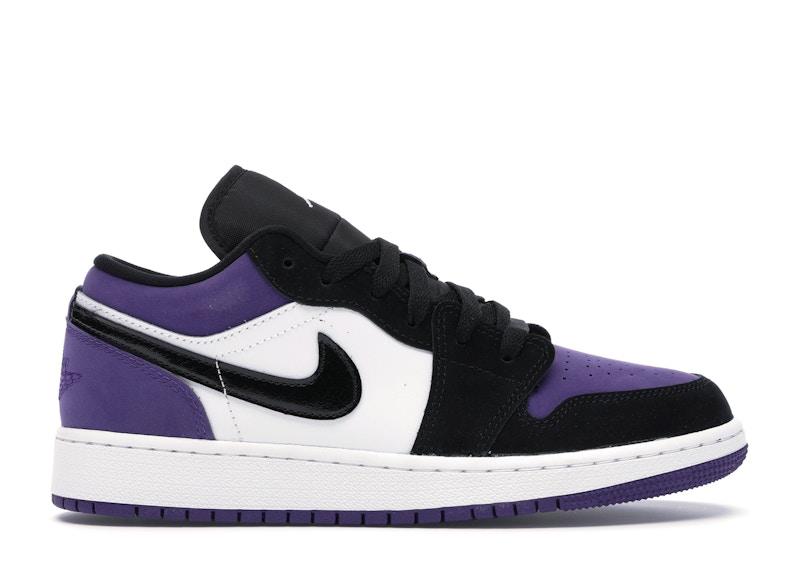 Jordan 1 Low Court Purple