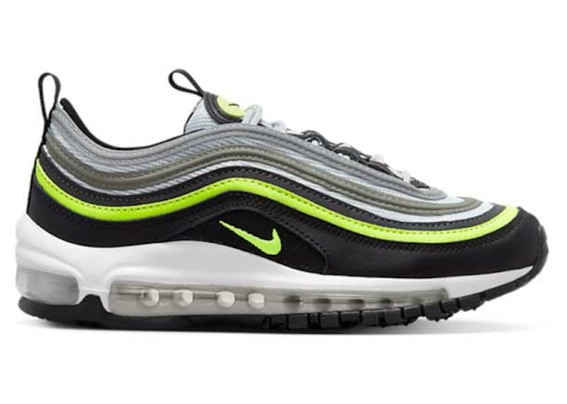 Nike Air Max 97 Icons Neon and Platinum Black Volt