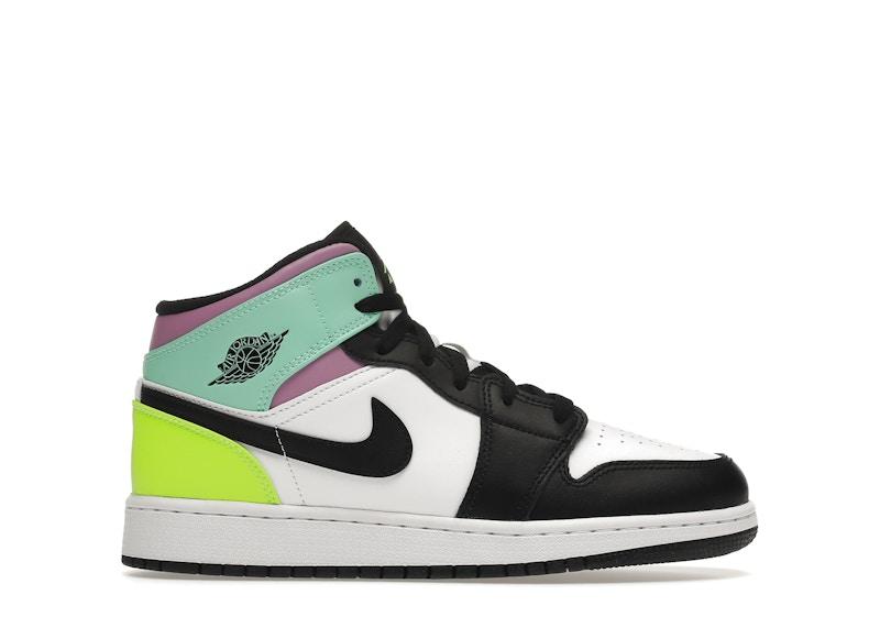 Air Jordan 1 Mid Pastel Black Toe