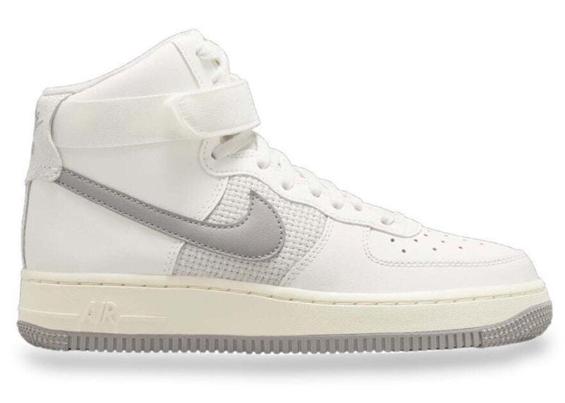 Nike Air Force 1 High LE Sail Light Bone and Sail Medium Grey