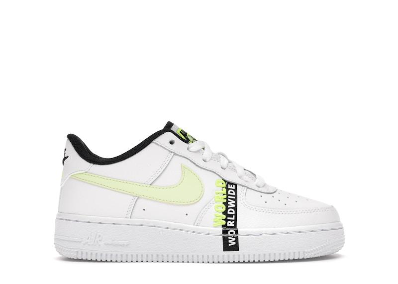 Nike Air Force 1 Low Worldwide White Barely Volt