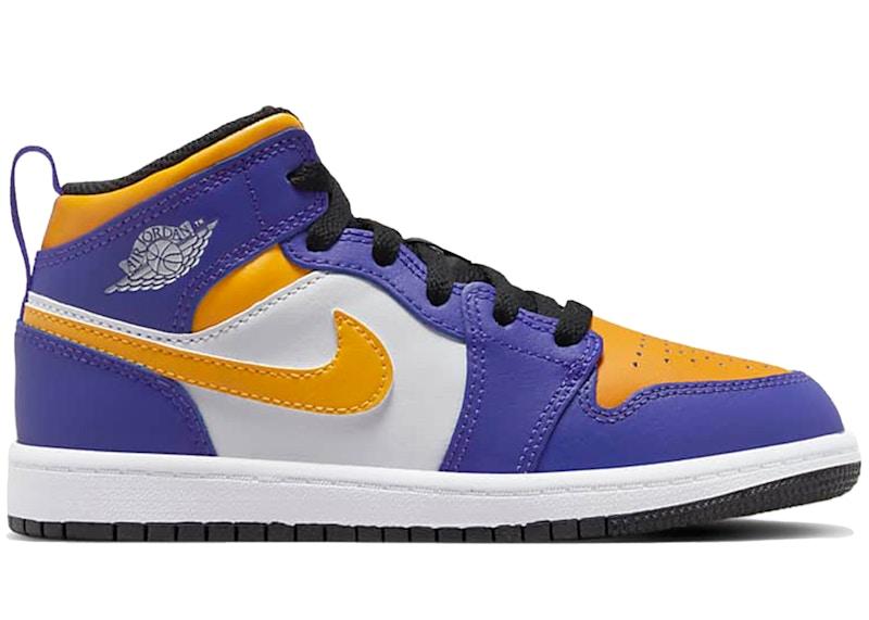 Jordan 1 Mid Lakers