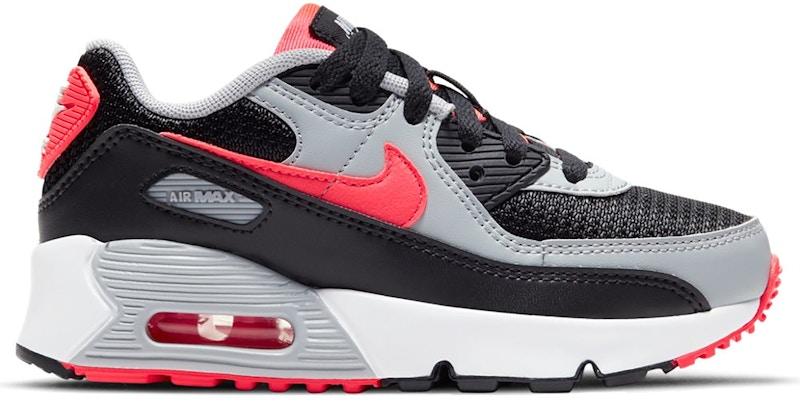 Nike Air Max 90 Black Radiant Red Wolf Grey