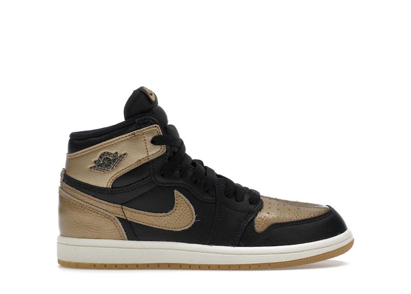 Jordan 1 Retro High OG Black Metallic Gold
