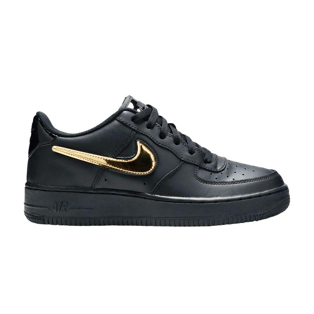 Nike Air Force 1 LV8 3 GS 'Removable Swoosh - Black'