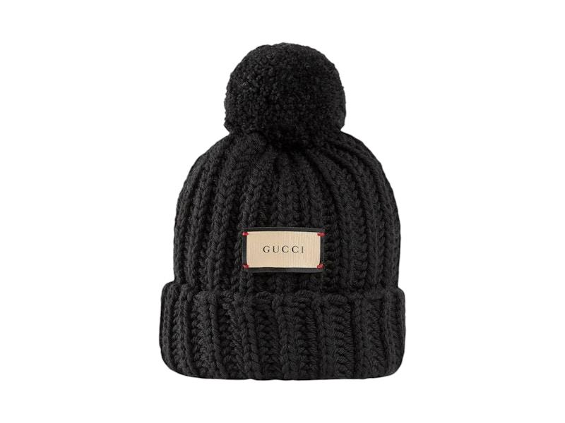 Gucci Label Knit Beanie