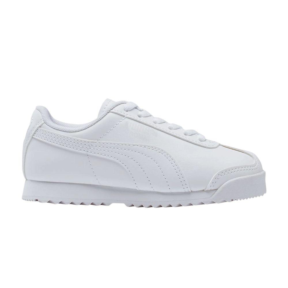 Puma Roma Basic Little Kid - White Grey Violet