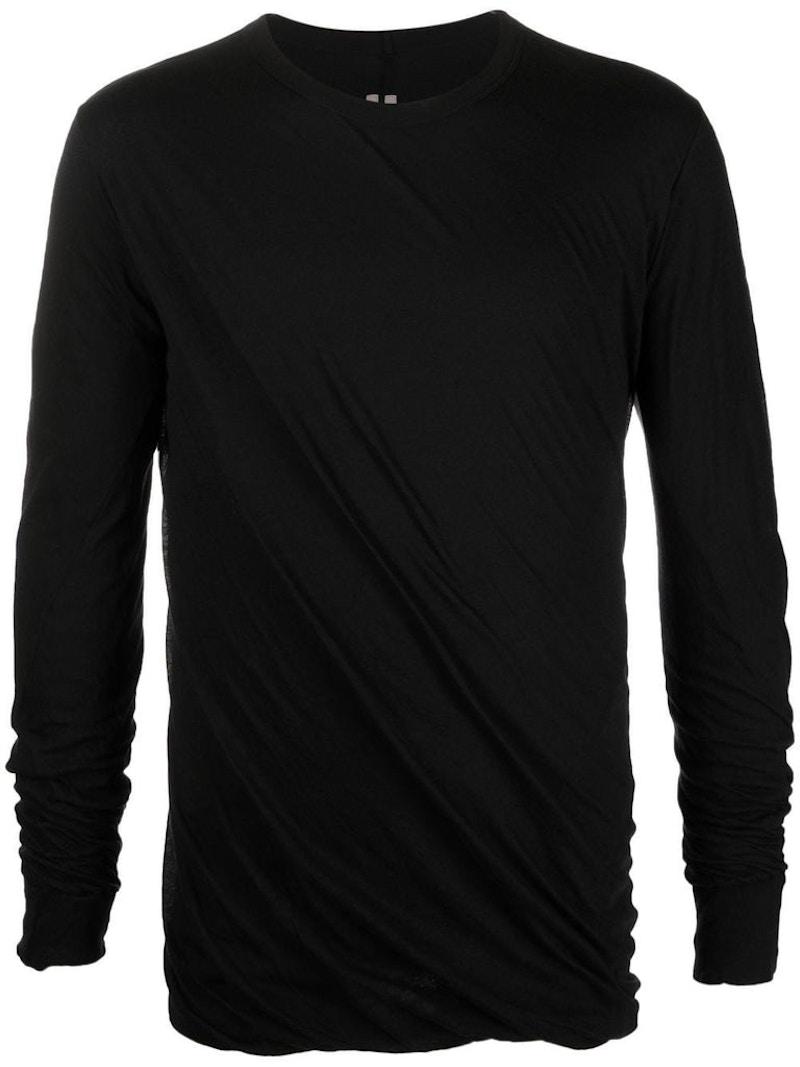 Rick Owens Double LS T-Shirt Black