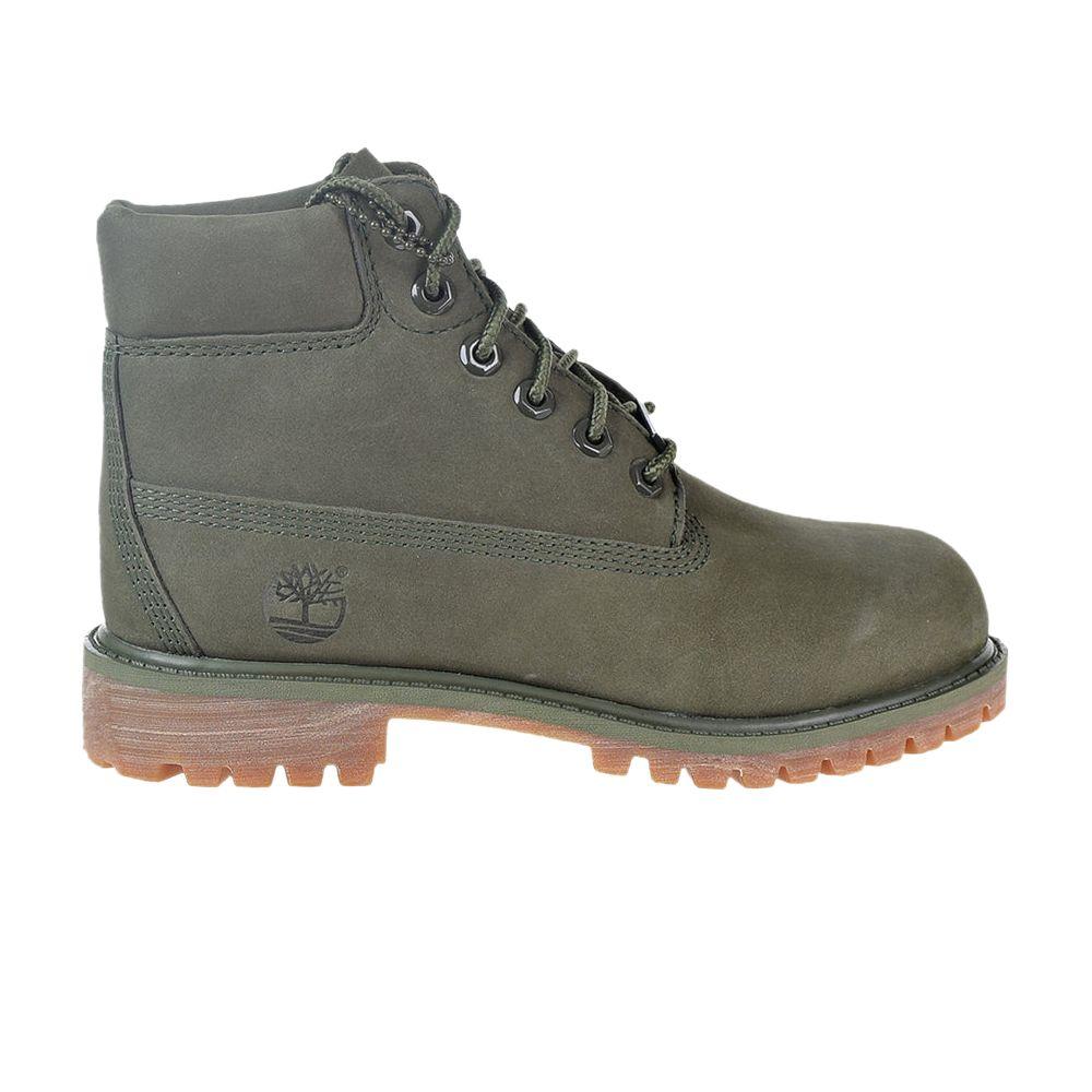 Timberland 6 Inch Premium Boot Junior Dark Green