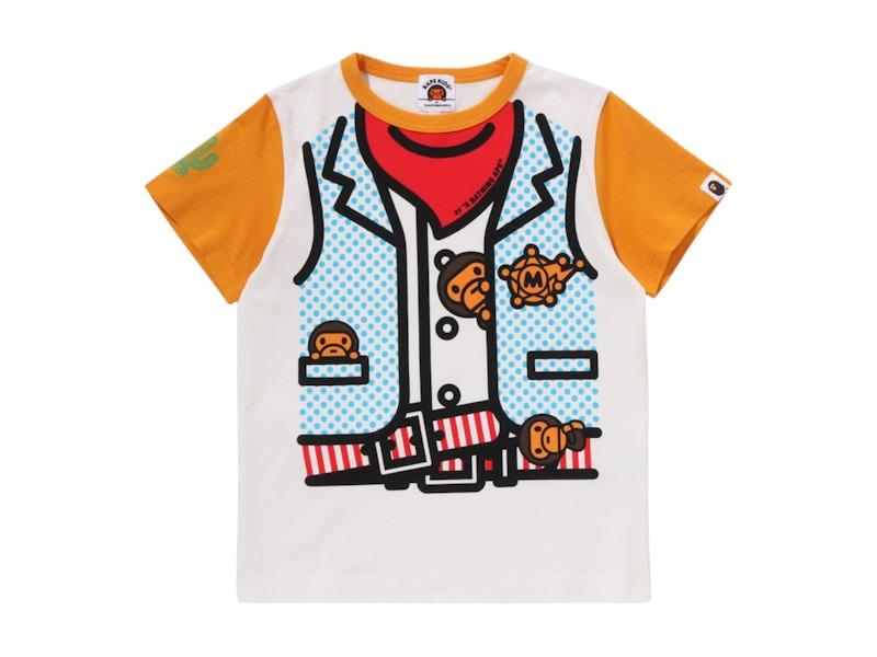 BAPE Kids Baby Milo Sheriff Vest Print Tee
