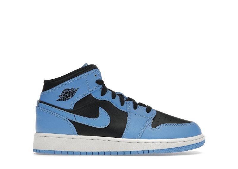 Air Jordan 1 Mid University Blue Black