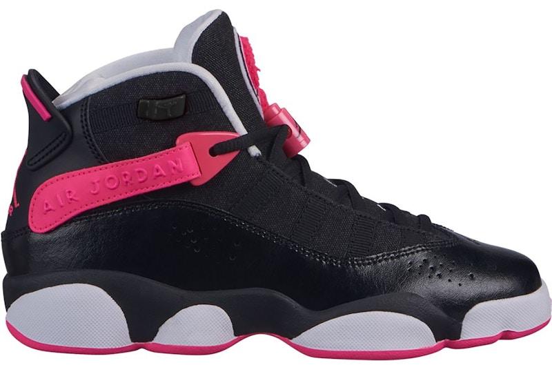 Air Jordan 6 Rings Black Hyper Pink White