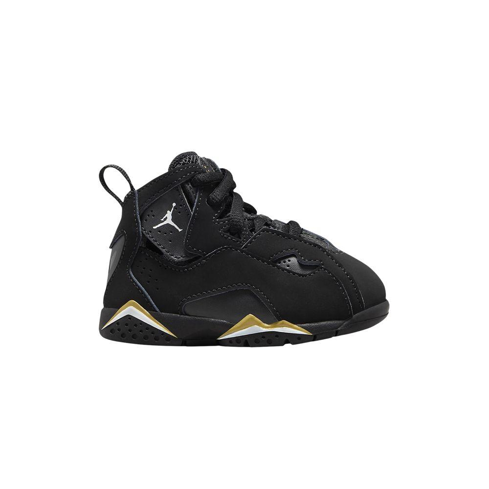 Air Jordan True Flight Black Metallic Gold White
