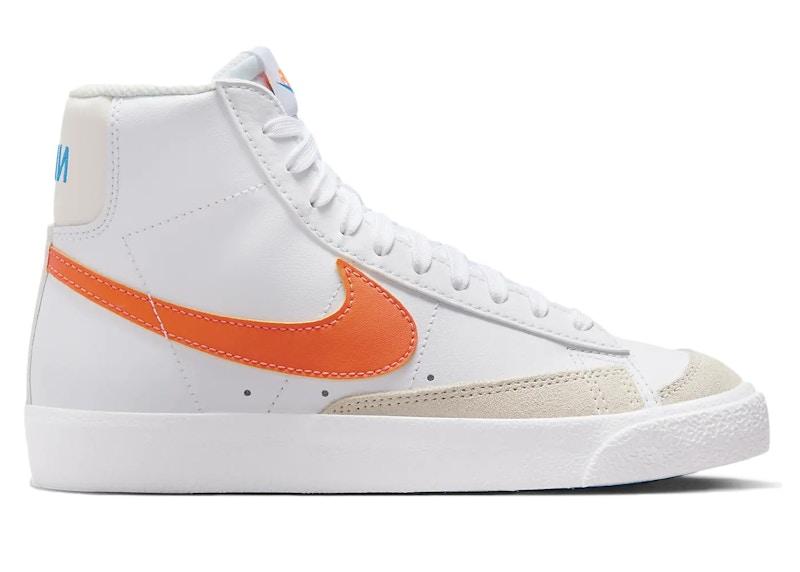 Nike Blazer Mid 77 White Total Orange