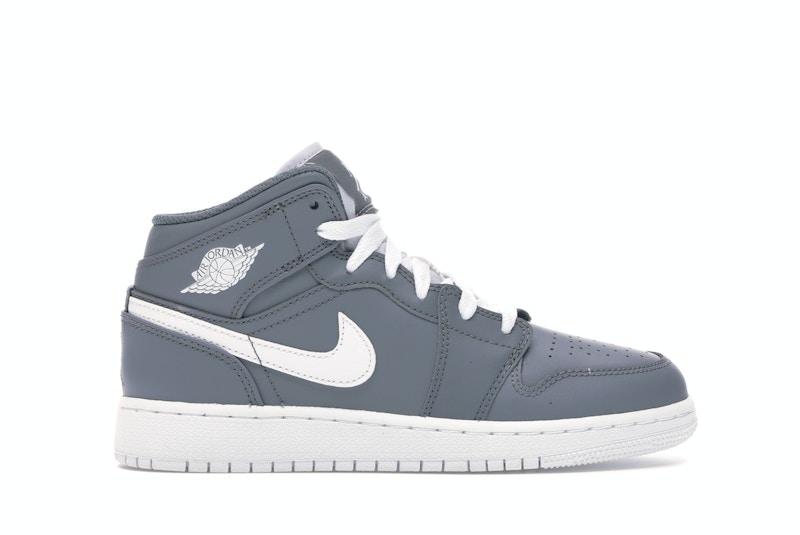 Air Jordan 1 Mid Cool Grey White