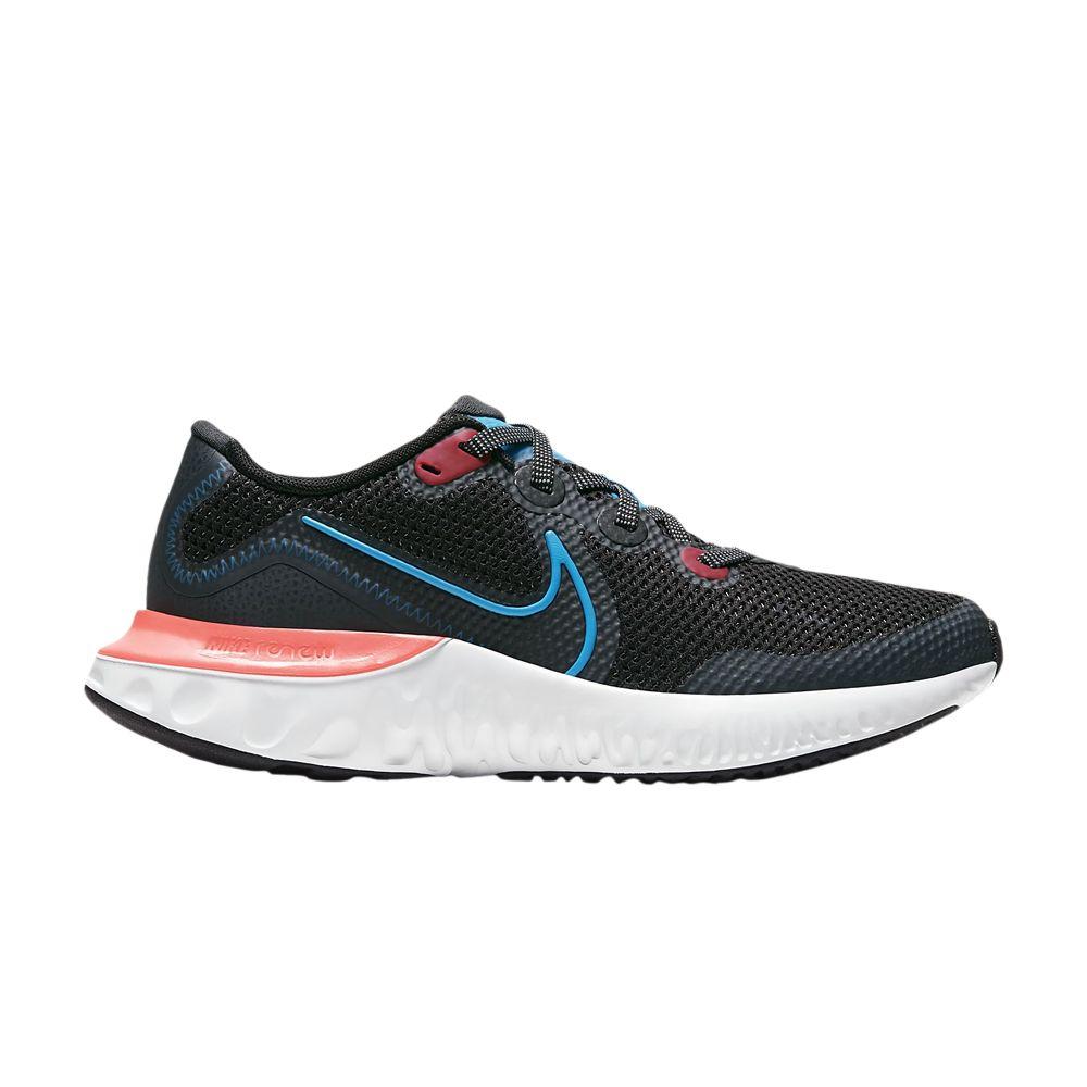 Nike Renew Run GS 'Black Crimson Laser Blue'