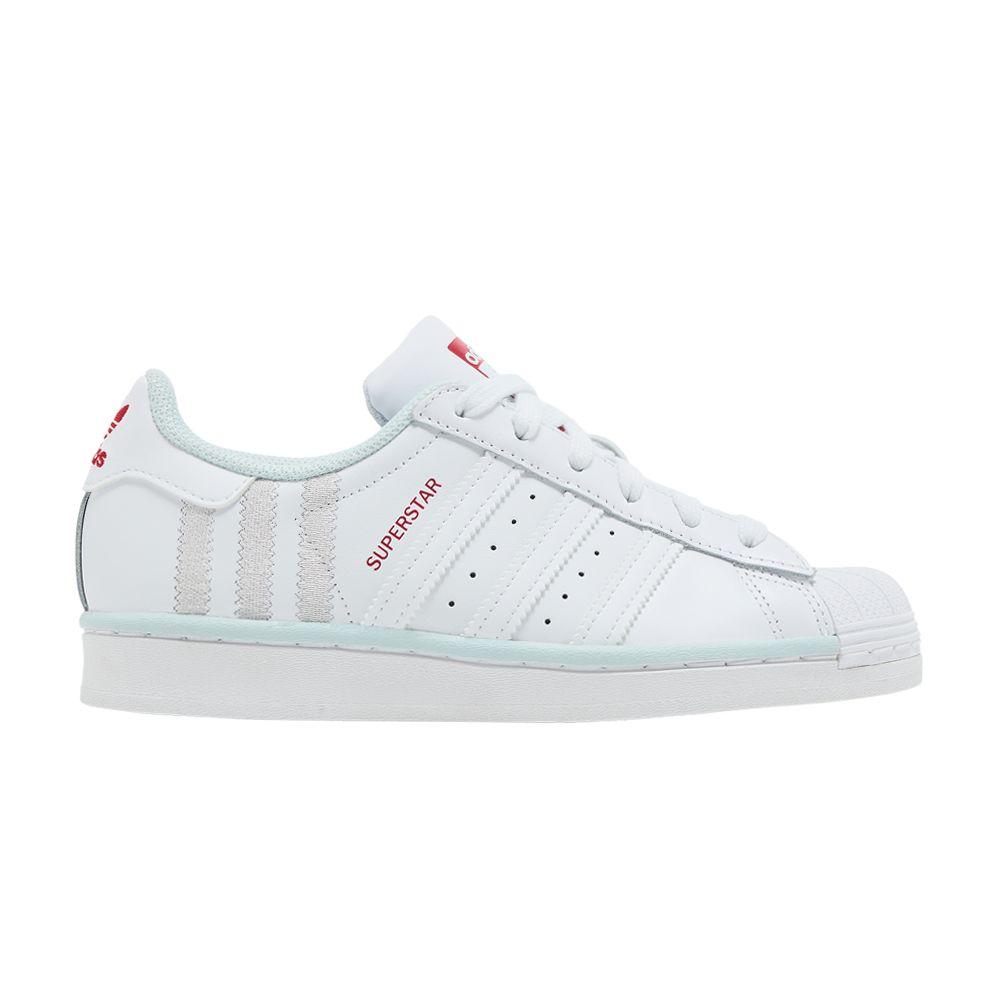 adidas Superstar J 'White Almost Blue'
