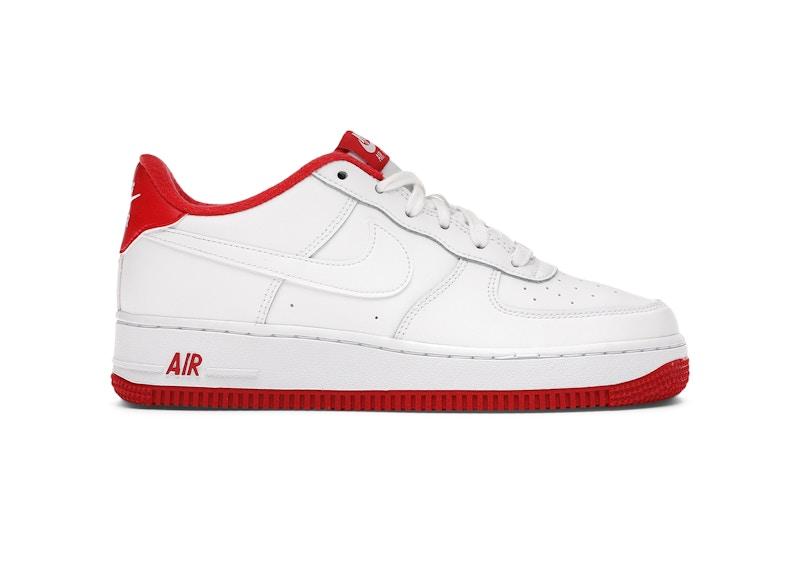 Nike Air Force 1 White University Red