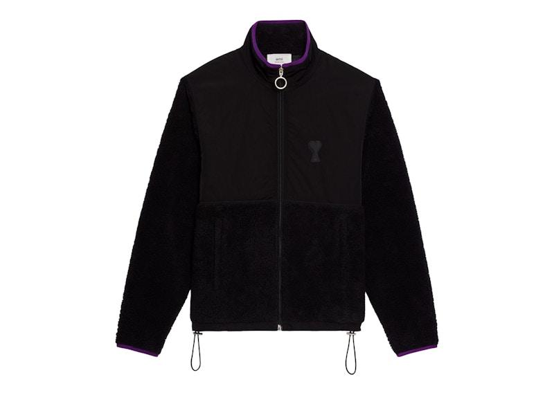 Ami Paris Ami de Coeur Sherpa Zipped Jacket