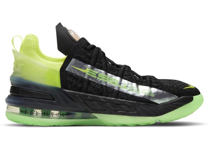 Nike LeBron 18 Black Crimson Volt
