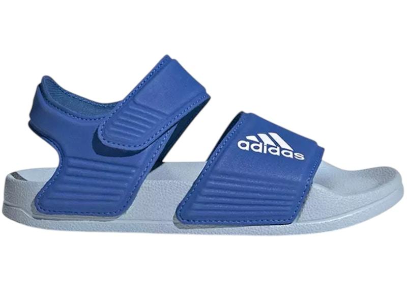 adidas Adilette Sandals Bright Royal Cloud White Clear Sky
