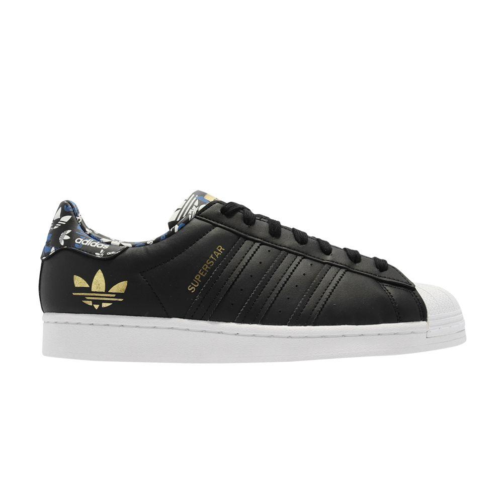 adidas Superstar Black Gold Metallic