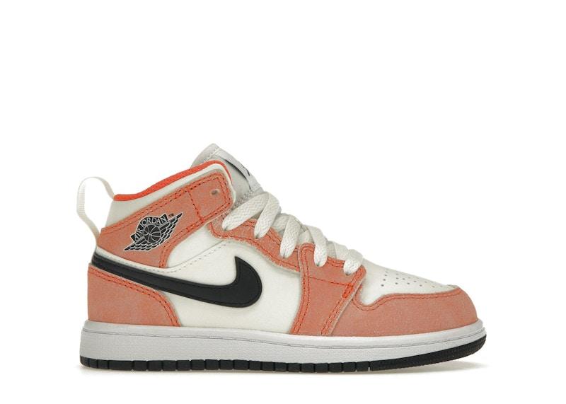 Air Jordan 1 Mid SE Orange Suede