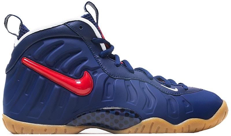 Nike Air Foamposite Pro Blue Void University Red