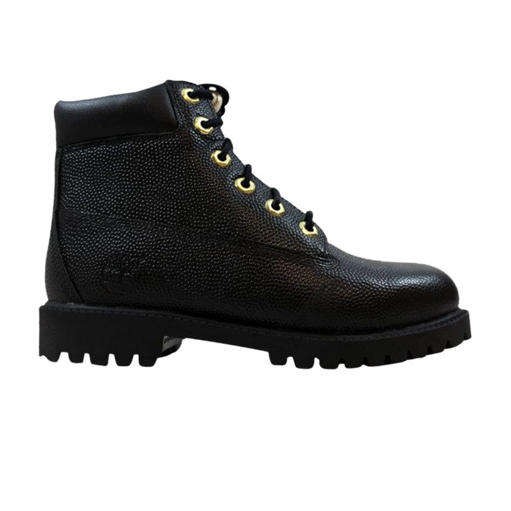 Timberland 6 Inch Premium Football Leather Boot Youth Black