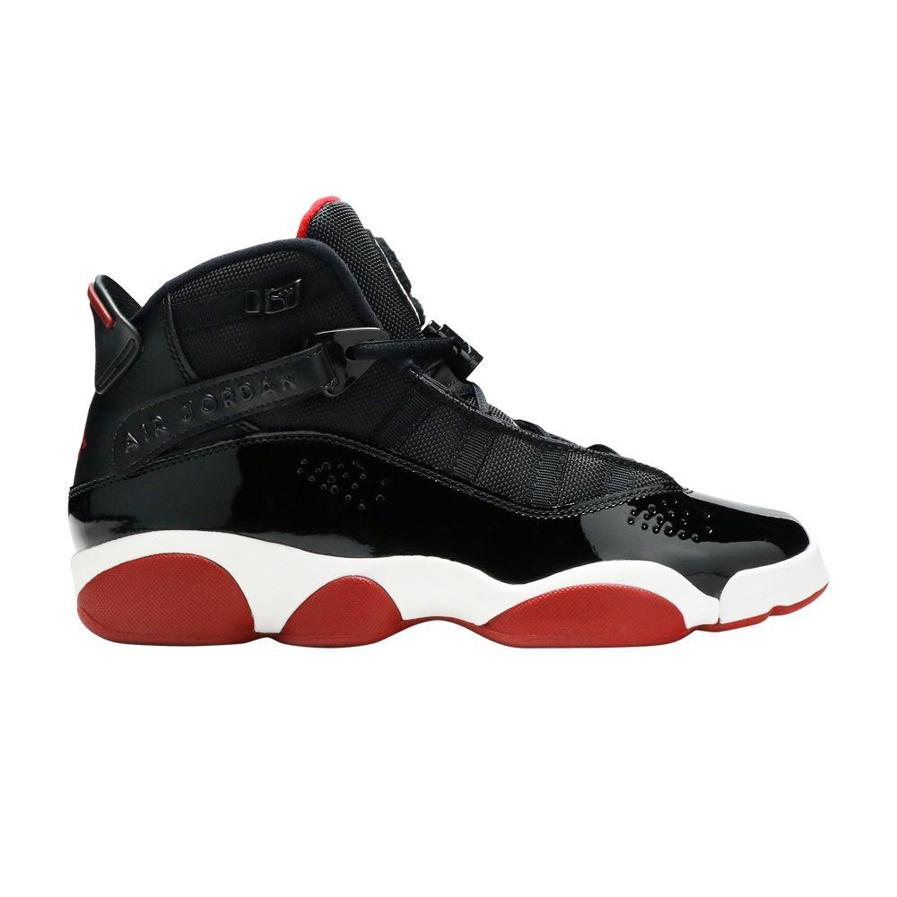 Air Jordan 6 Rings Black Varsity Red