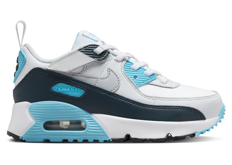 Nike Air Max 90 EasyOn White Baltic Blue Armory Navy Wolf Grey