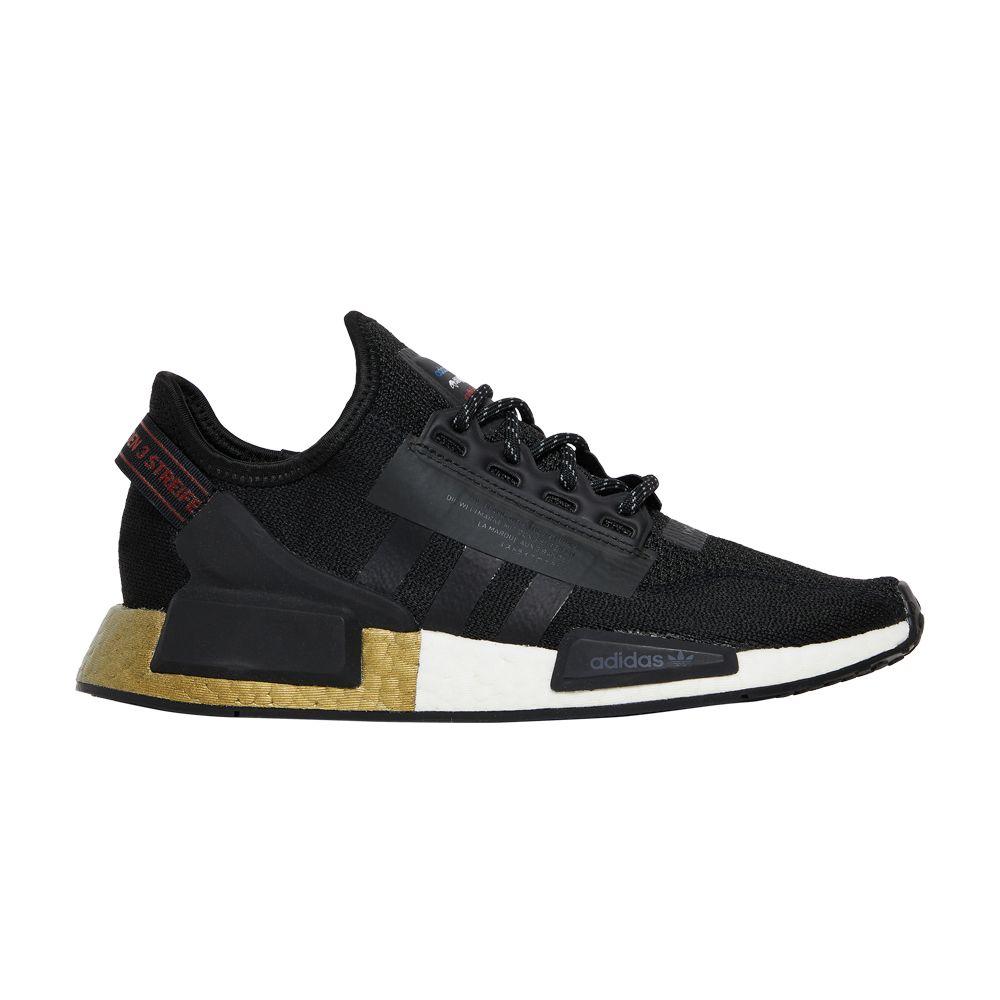 adidas NMD V2 Core Black Gold Metallic