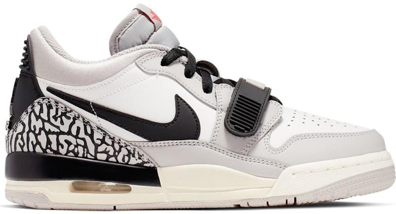 Jordan Legacy 312 Low Tech Grey Fire Red Black
