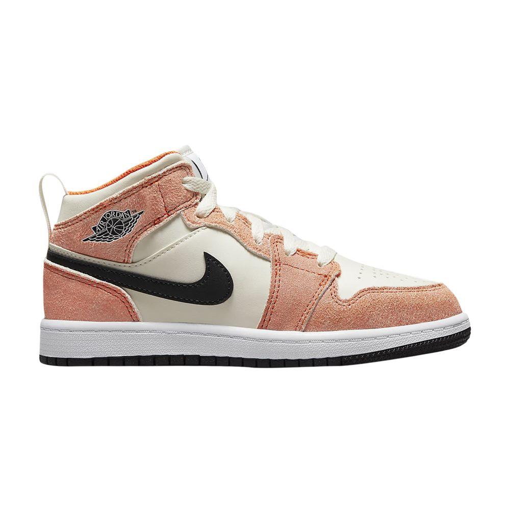 Air Jordan 1 Mid SE Orange Suede