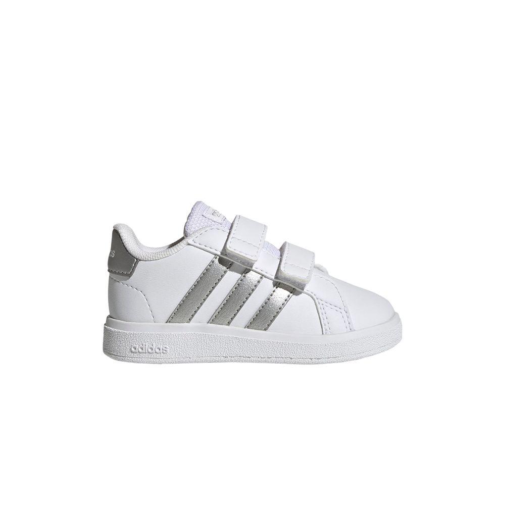 adidas Grand Court 2.0 Cloud White Matte Silver