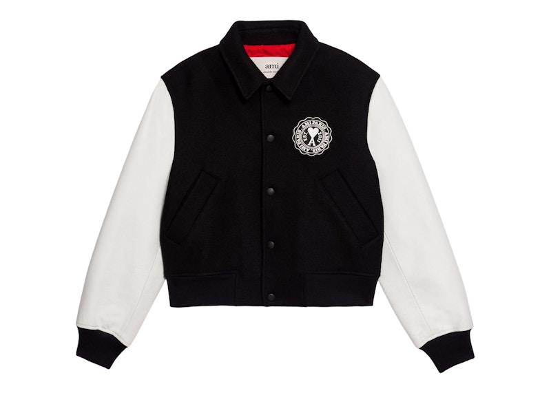 Ami Paris Ami de Coeur Patch Teddy Jacket