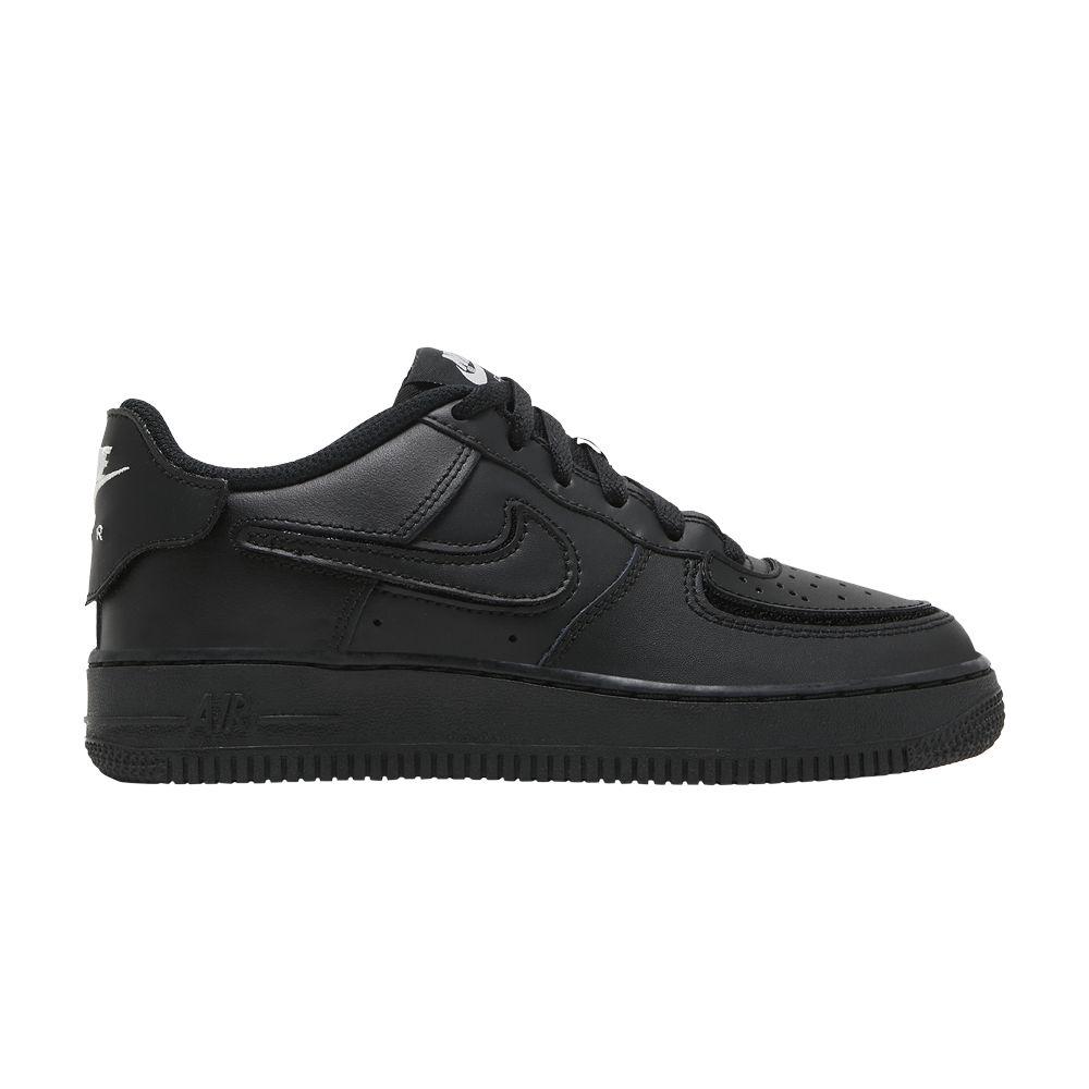 Nike Air Force 1/1 GS 'Black Bright Crimson'