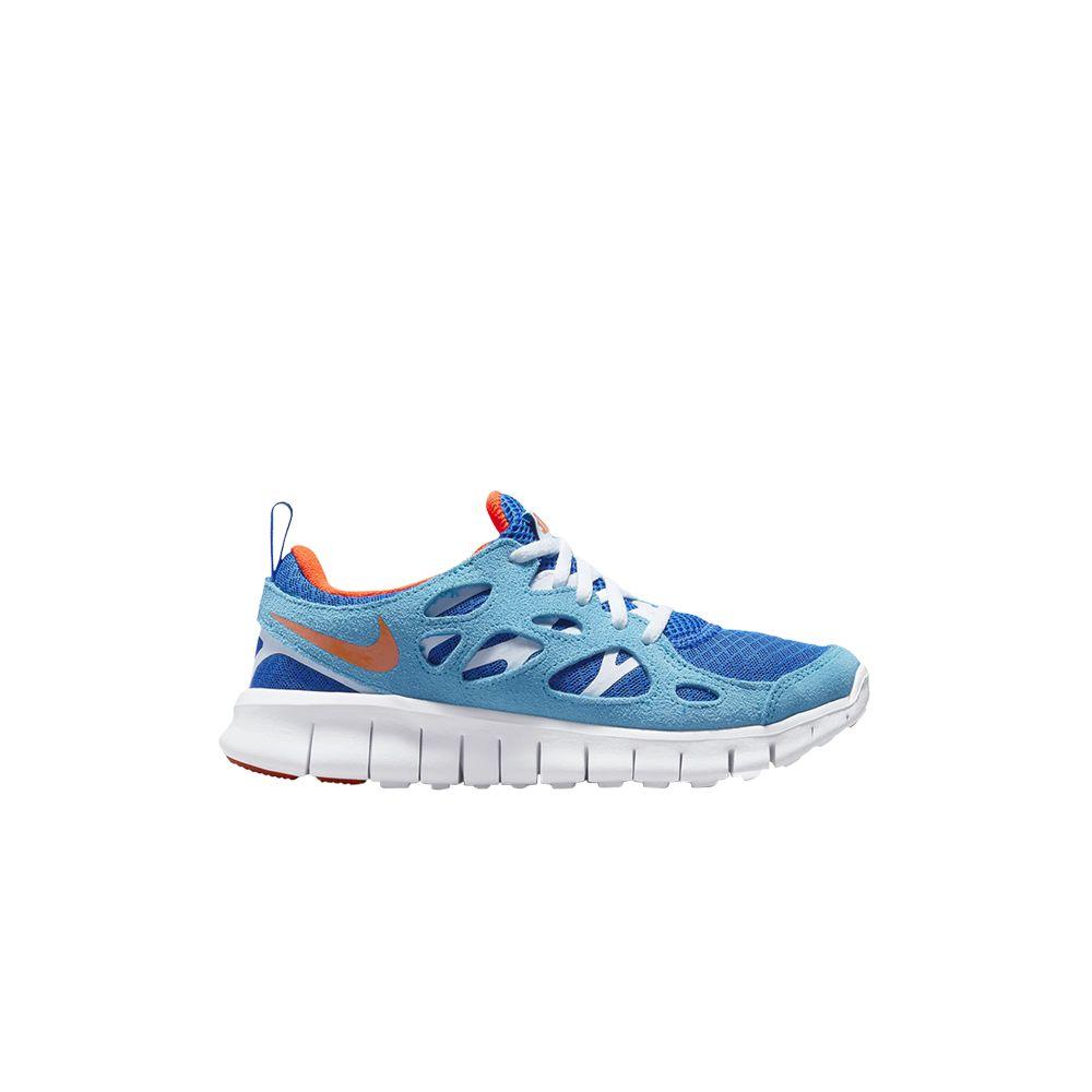 Nike Free Run 2 GS 'Laser Blue Safety Orange'