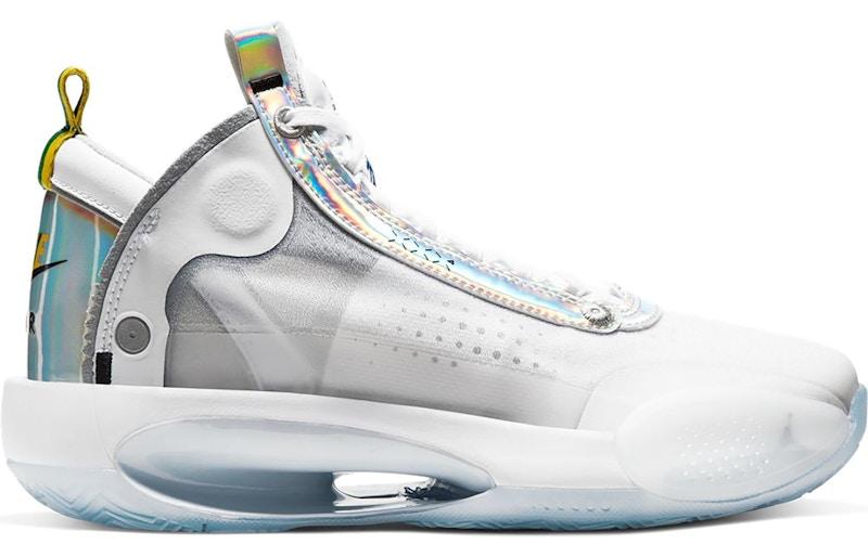 Air Jordan XXXIV White Metallic Silver