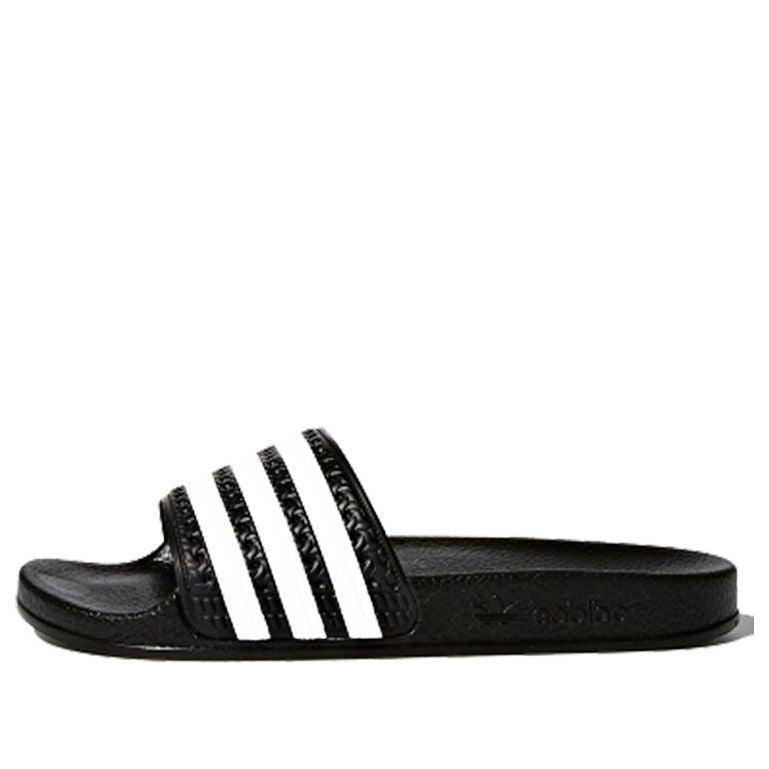 adidas Adilette Slide J 'Black White'