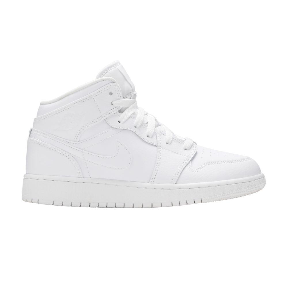 Air Jordan 1 Mid Triple White