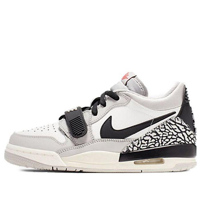Jordan Legacy 312 Low Tech Grey Fire Red Black